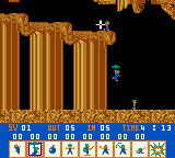 VS Lemmings (Japan) In game screenshot